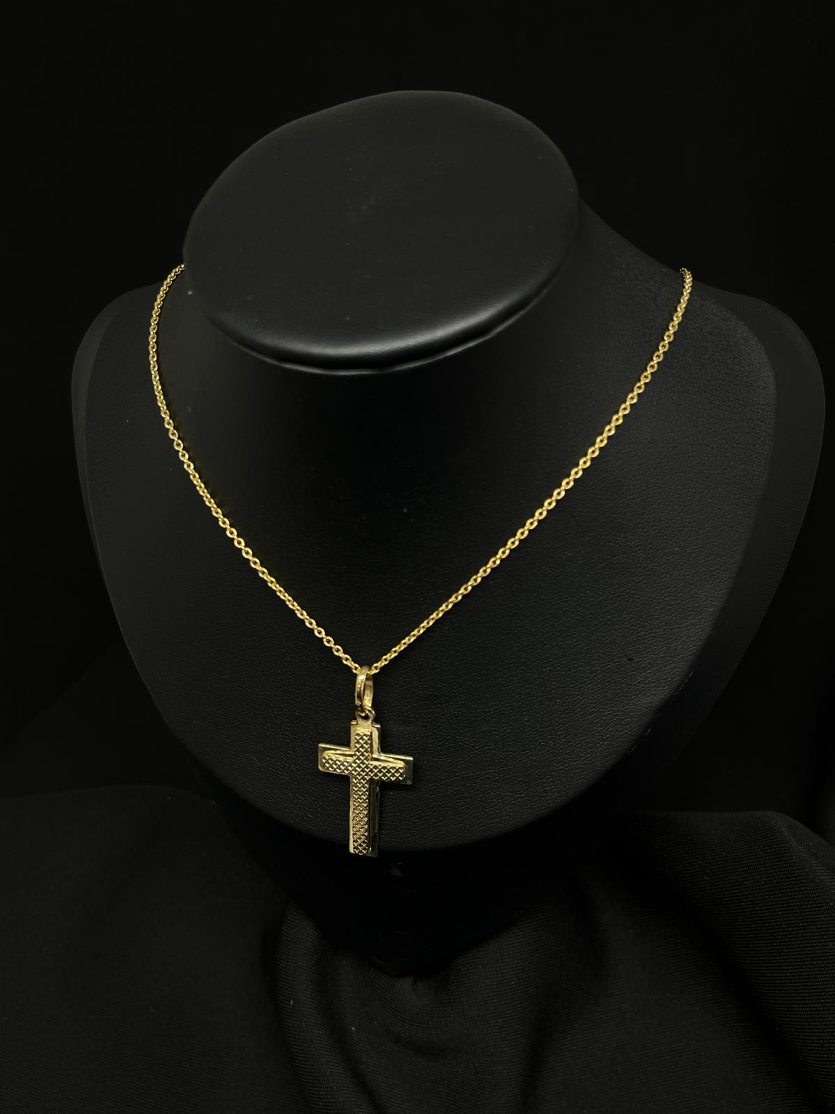 10k Yellow Gold Cross
