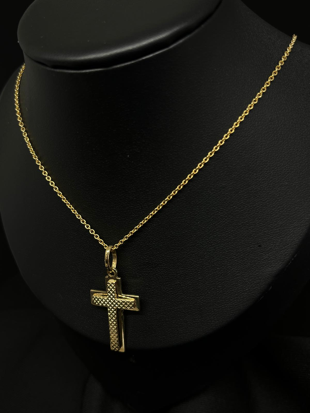 10k Yellow Gold Cross